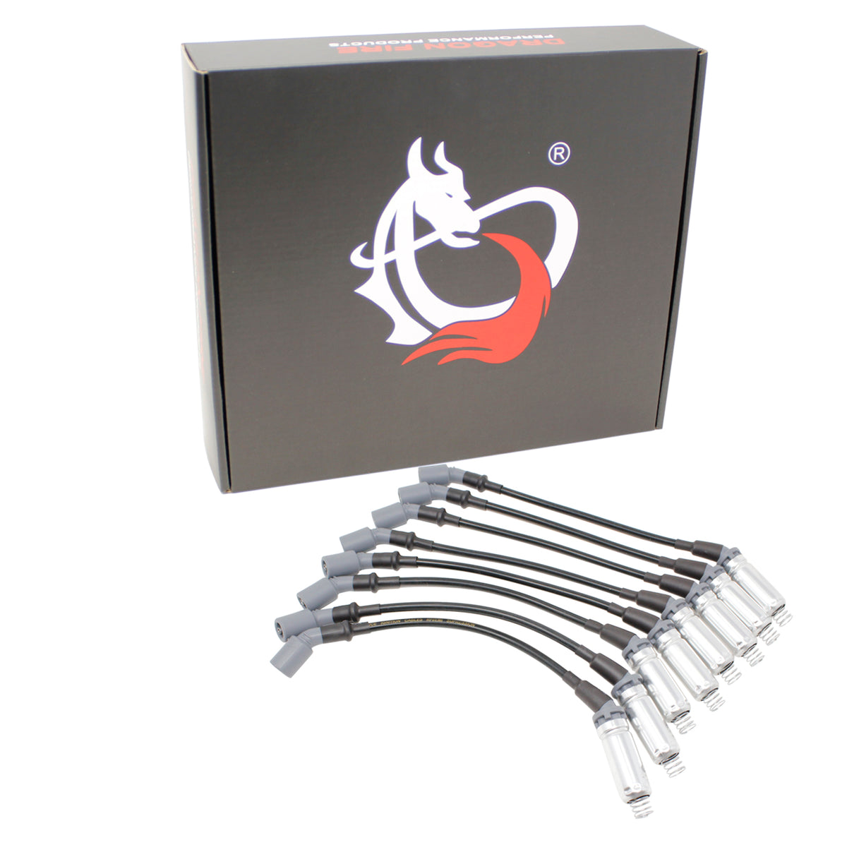 SPW1012-BK Plug wires, Direct Fit, Silicone, BLACK