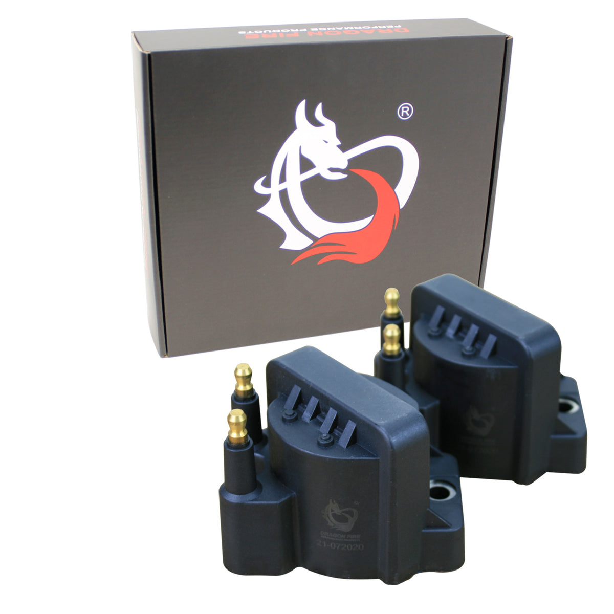 DFC1003-2 Coil Pack Set, 2pcs, Direct Fit, BLACK