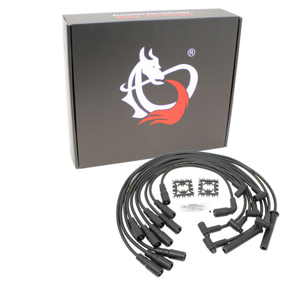 PWLT1-OES Plug wires, Direct Fit, Silicone, BLACK
