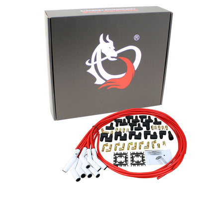 PWJ232-W Plug wires, Universal Cut-to-Fit, Ceramic, RED