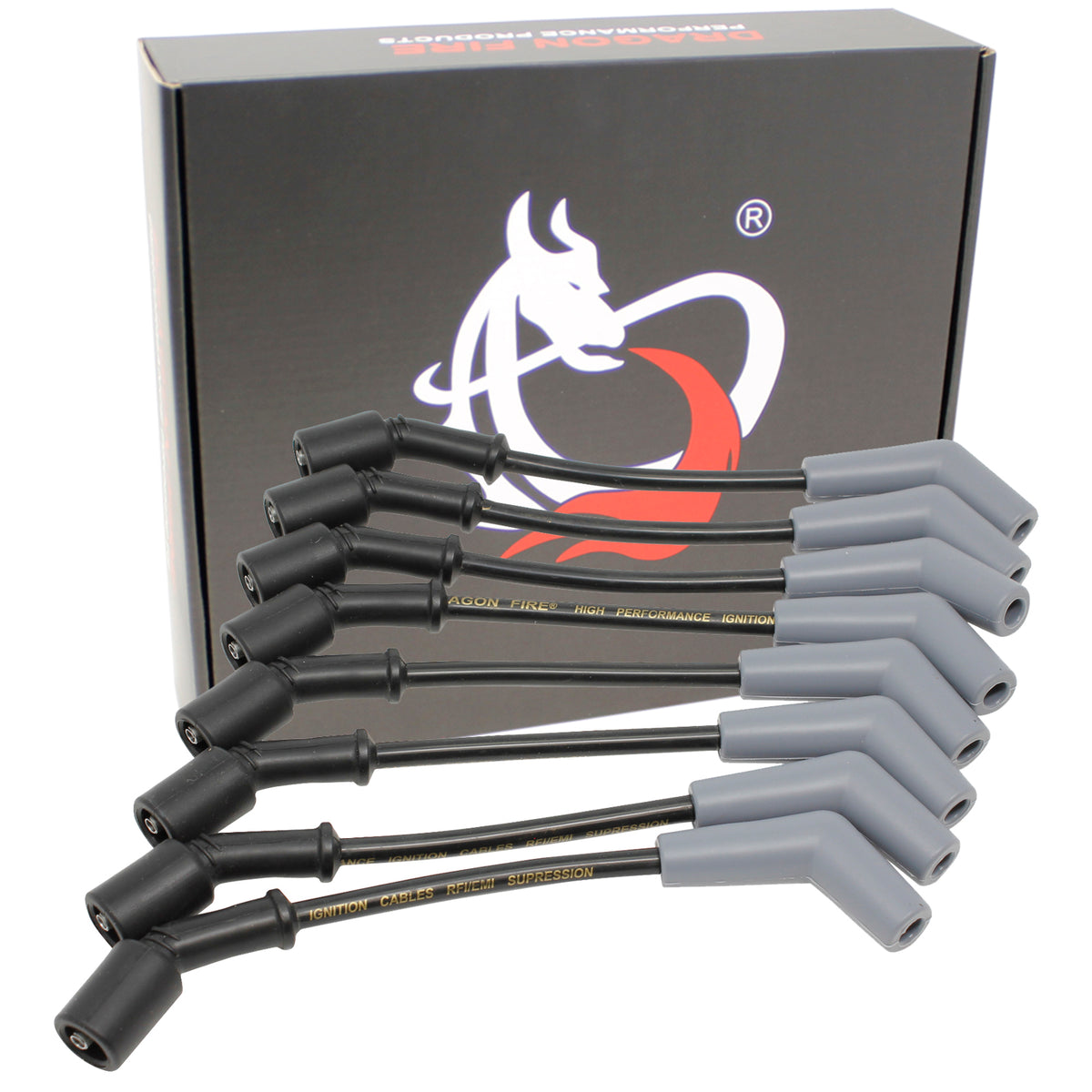PWLS-DF-BK Plug wires, Direct Fit, Silicone, BLACK