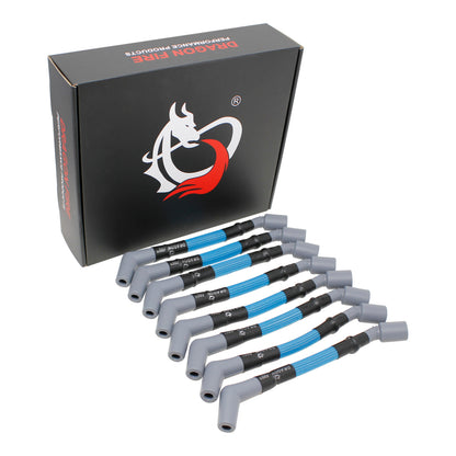 PWLS-BLS Plug wires, Direct Fit, Silicone, BLUE