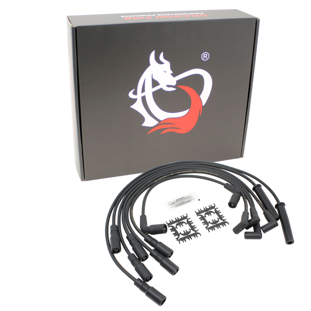PWJ101-OES Plug wires, Direct Fit, Silicone, BLACK