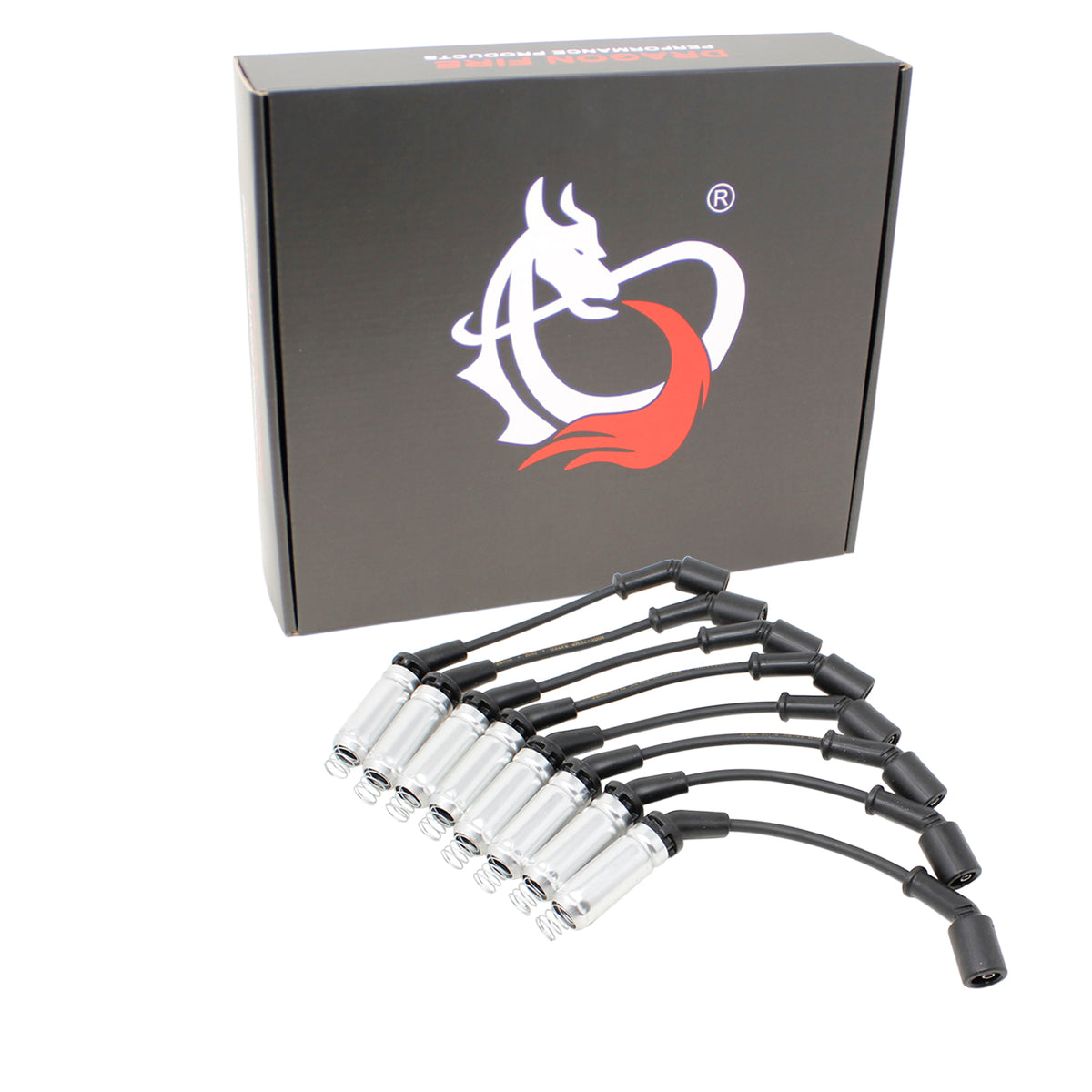 PWJ256-OES Plug wires, Direct Fit, Silicone, BLACK