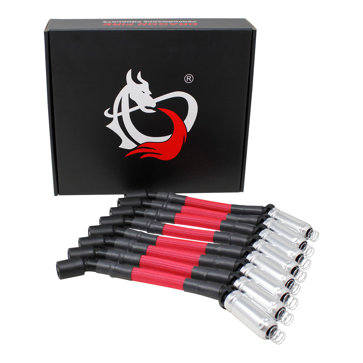 PWJ256-CRS Plug wires, Direct Fit, Silicone, RED