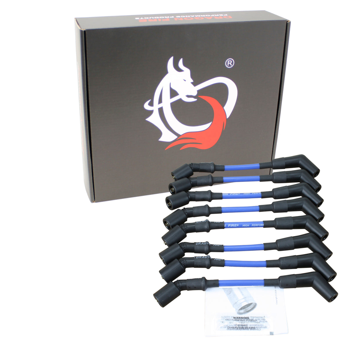 SPW1005HS-BL Plug wires, Direct Fit, Silicone, BLUE