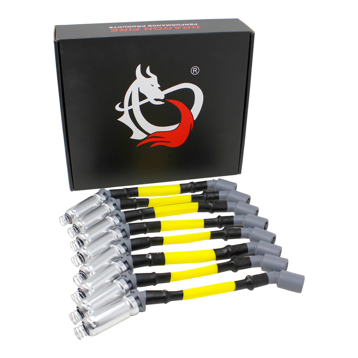 PWJ256-YS Plug wires, Direct Fit, Silicone, YELLOW