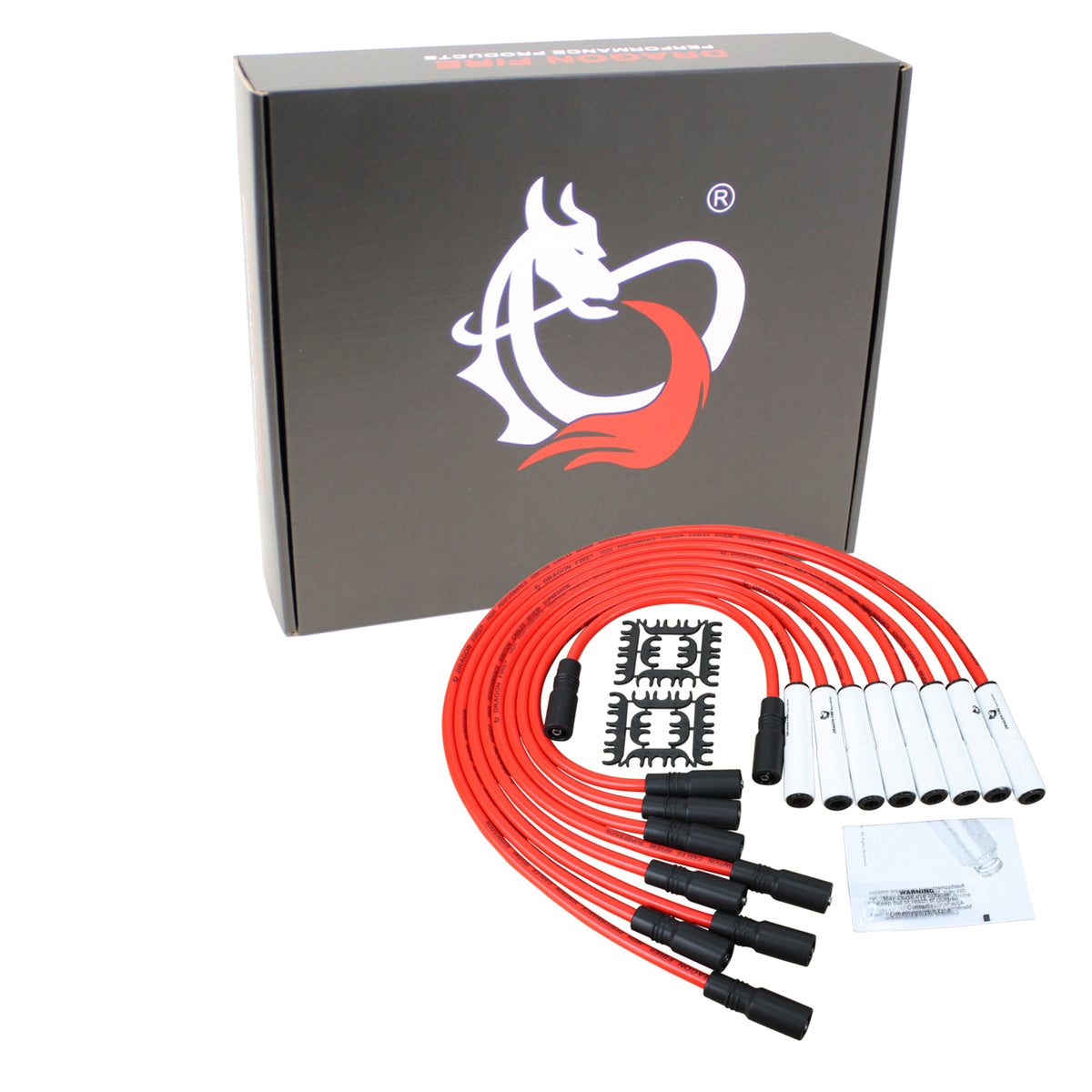 PWJ158-W Plug wires, Direct Fit, Ceramic, RED