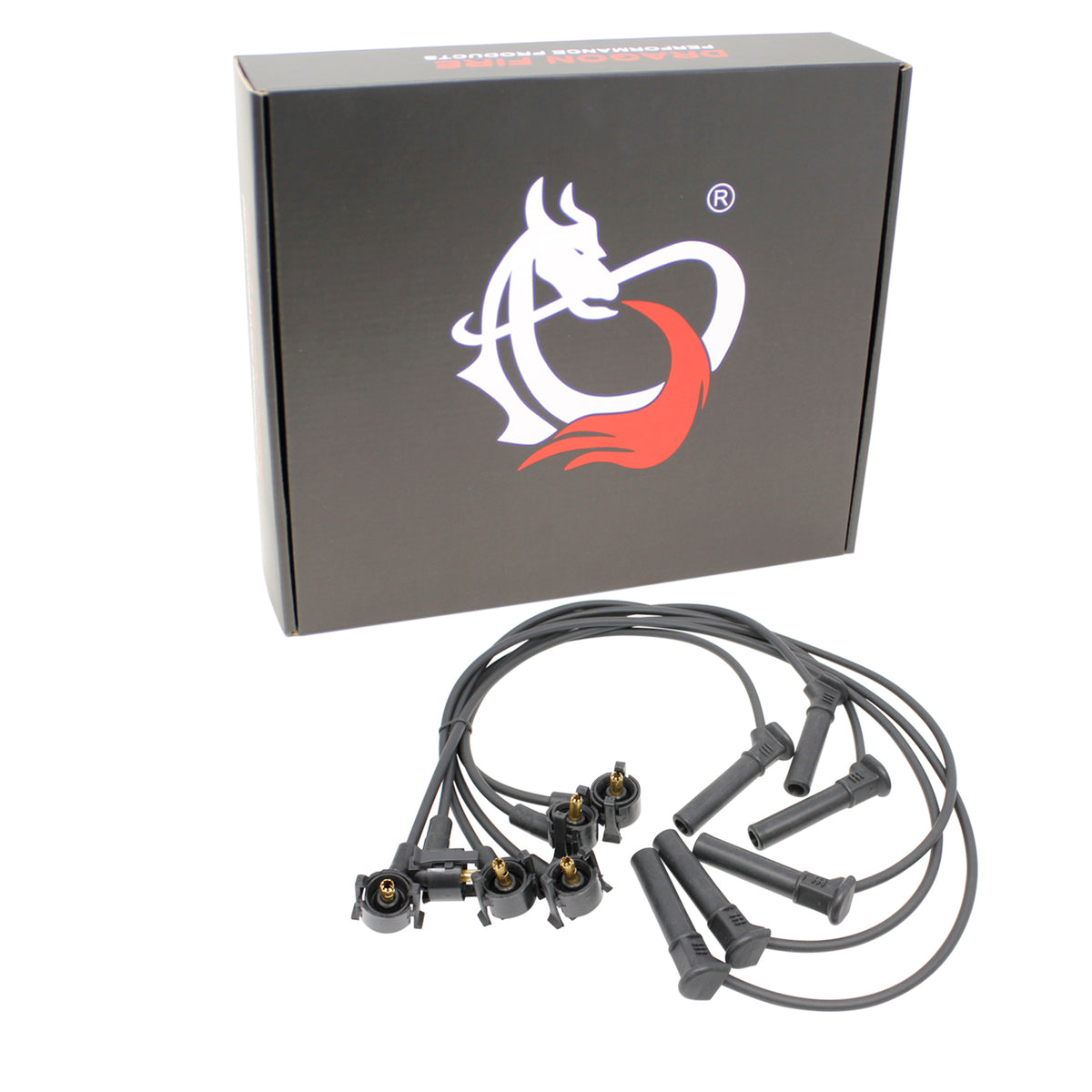 PWJ264-OES Plug wires, Direct Fit, Silicone, BLACK