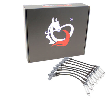 SPW3012-BK Plug wires, Direct Fit, Silicone, BLACK