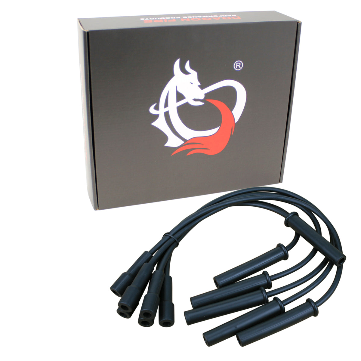 PWJ143-OES Plug wires, Direct Fit, Silicone, BLACK