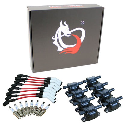 Kit-1298 Ignition Kit - Ceramic Plug Wires, Coils, Spark Plugs