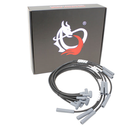 PWJ119-ECO Plug wires, Direct Fit, Silicone, BLACK