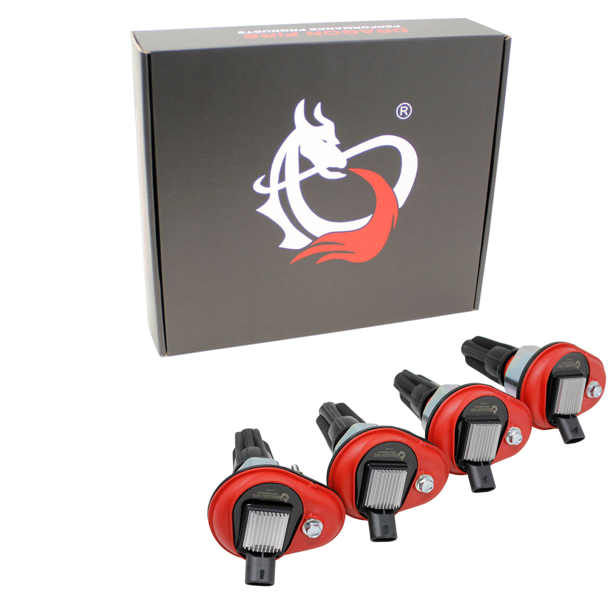 Kit-1472 Coil Pack Set, 4pcs, Direct Fit, RED