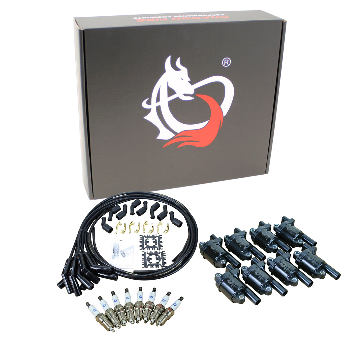 Kit-1392 Ignition Kit - Ceramic Plug Wires, Coils, Spark Plugs