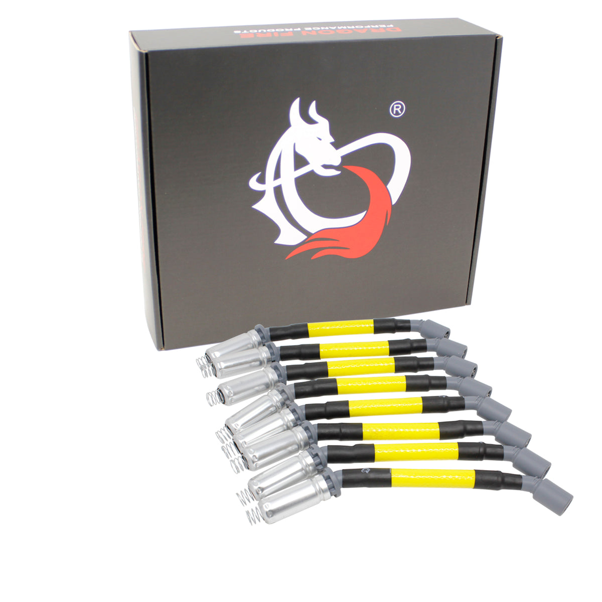 PWJ256-HT-Y Plug wires, Direct Fit, Silicone, YELLOW