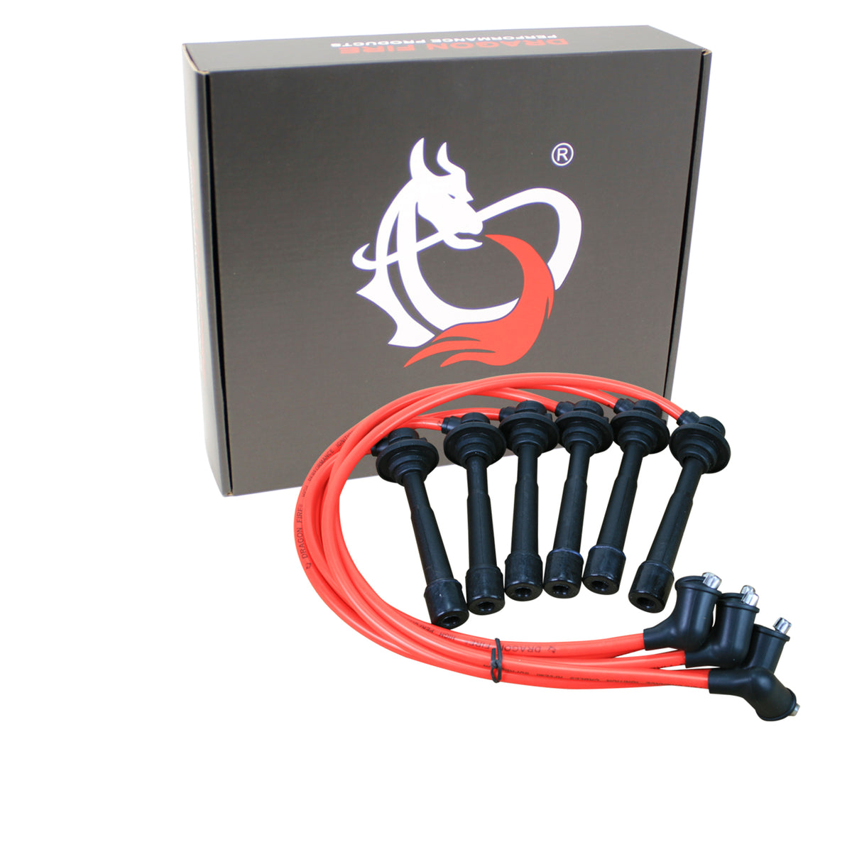 PWJ277 Plug wires, Direct Fit, Silicone, RED