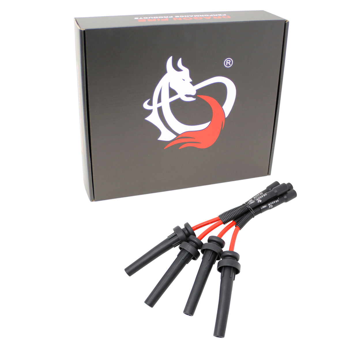 PWJ325 Plug wires, Direct Fit, Silicone, RED