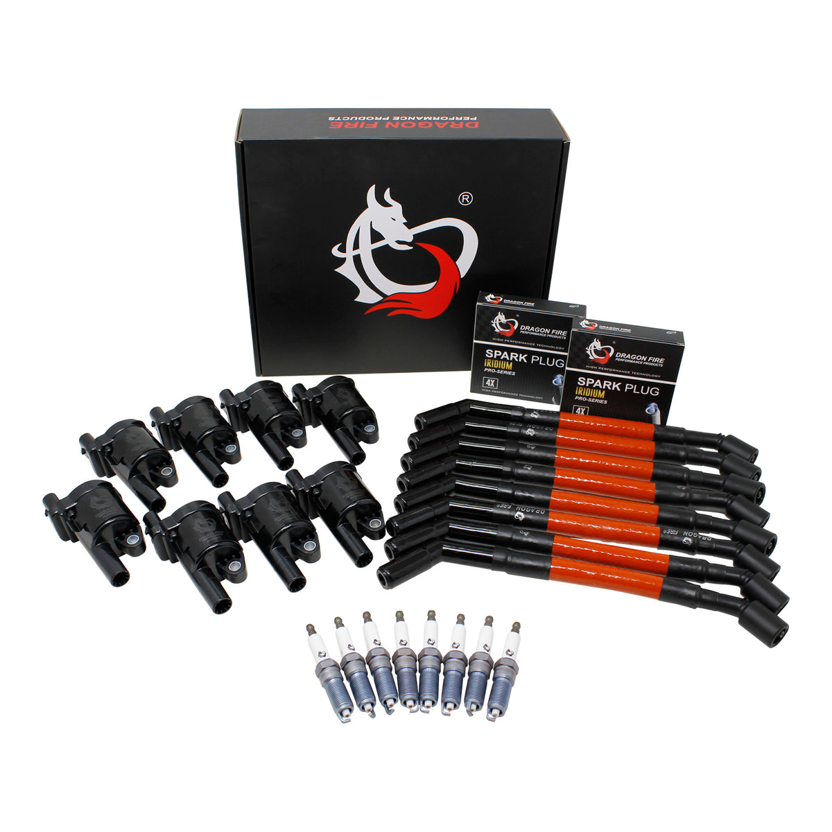 Kit-1449 Ignition Kit - Ceramic Plug Wires, Coils, Spark Plugs