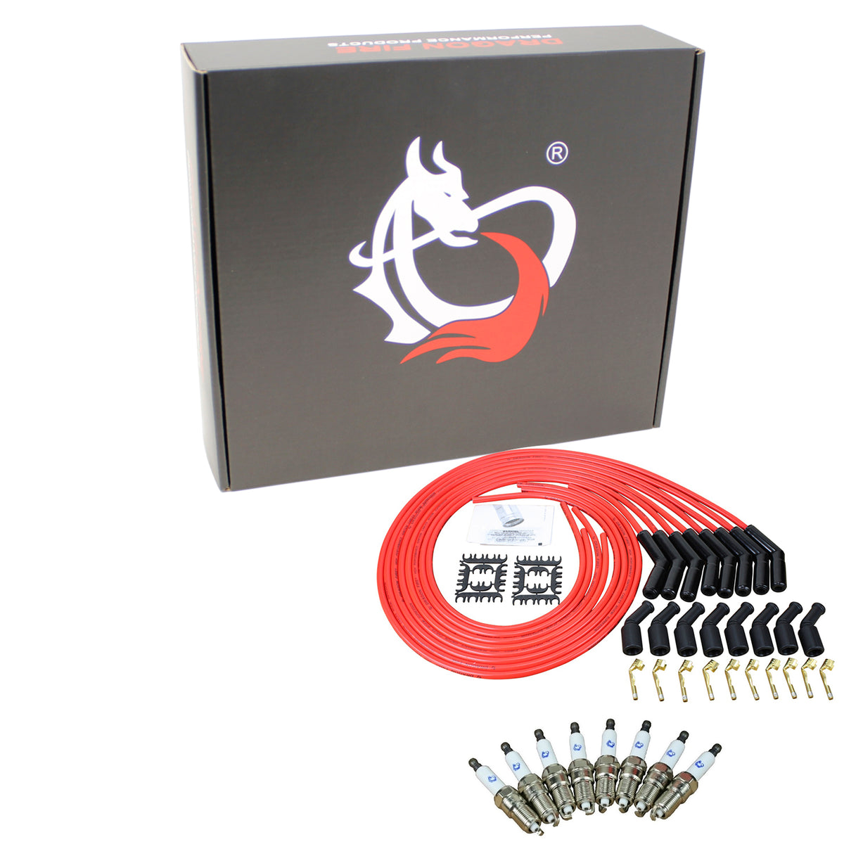 Kit-1424 Ignition Kit - Ceramic Plug Wires, Spark Plugs