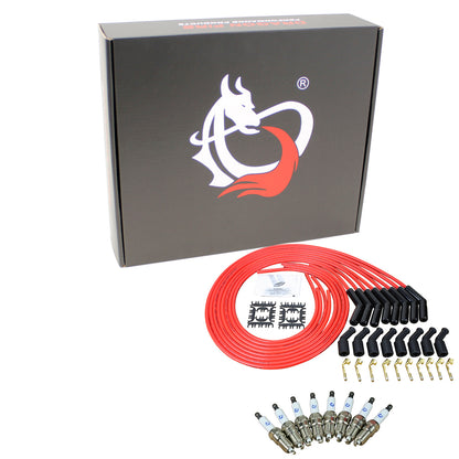 Kit-1424 Ignition Kit - Ceramic Plug Wires, Spark Plugs