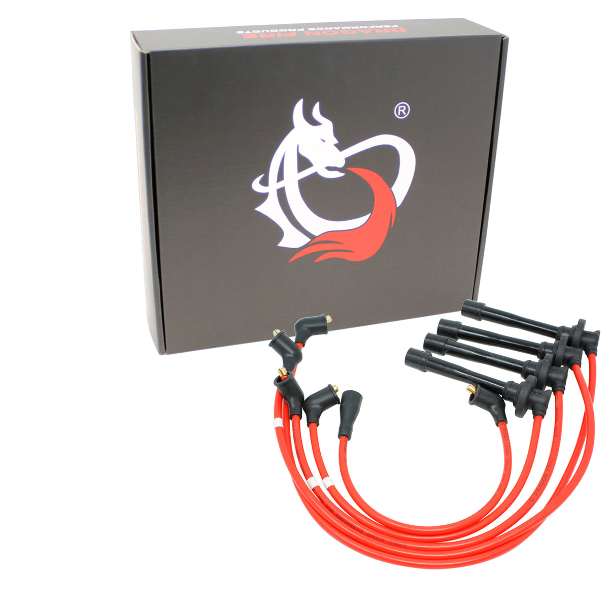 PWJ295 Plug wires, Direct Fit, Silicone, RED