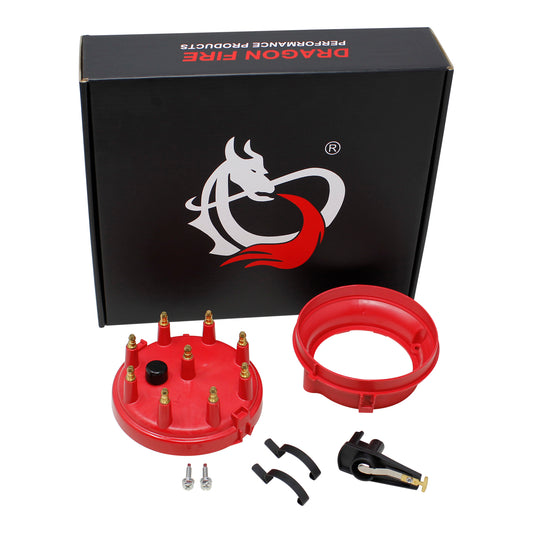 Kit-1550 Distributor Cap and Rotor Kit, Direct Fit, RED