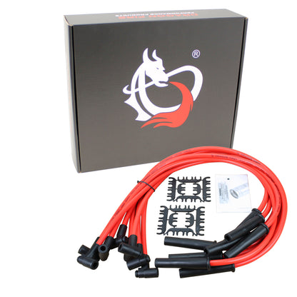 PWJ119 Plug wires, Direct Fit, Silicone, RED