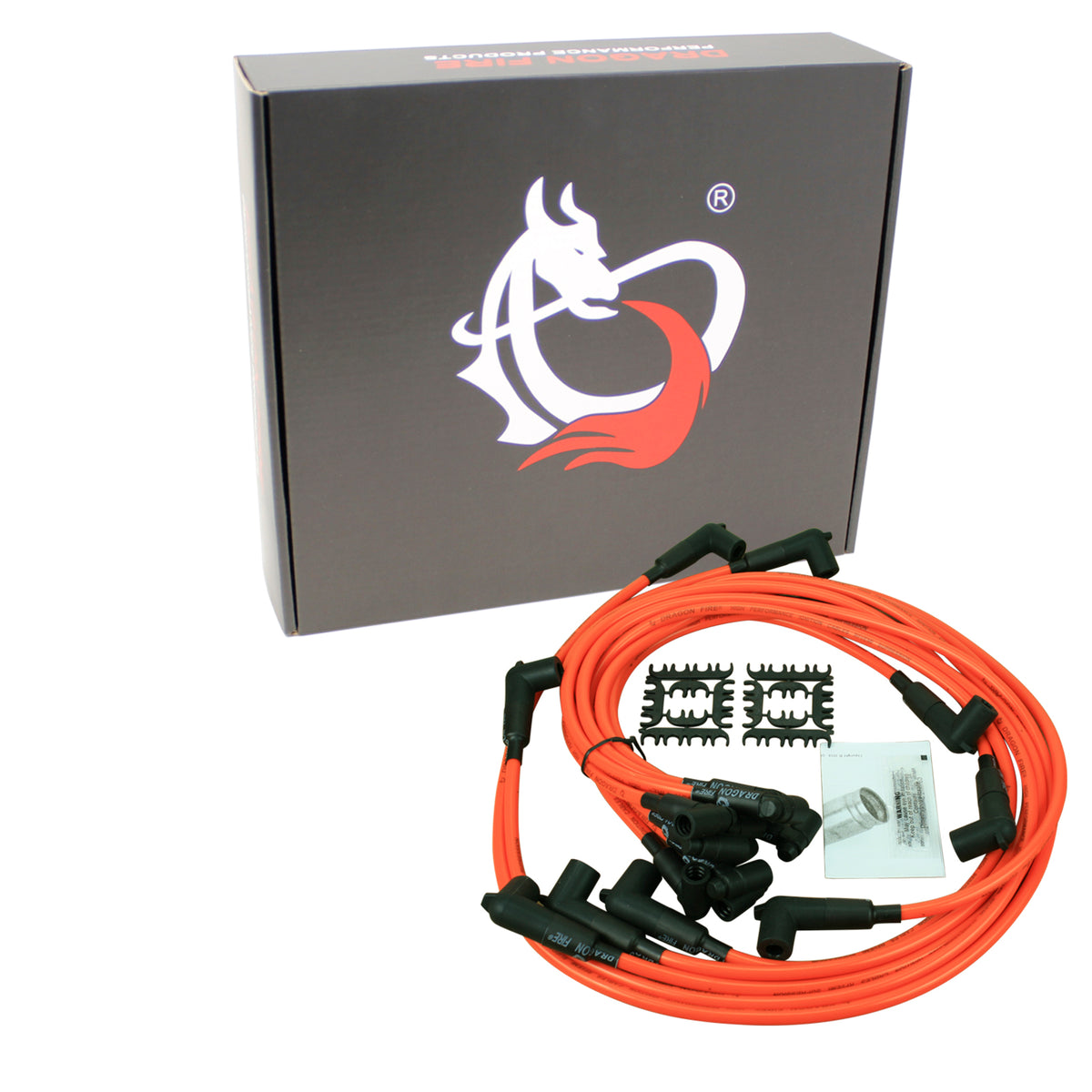 PWJ133 Plug wires, Direct Fit, Silicone, RED
