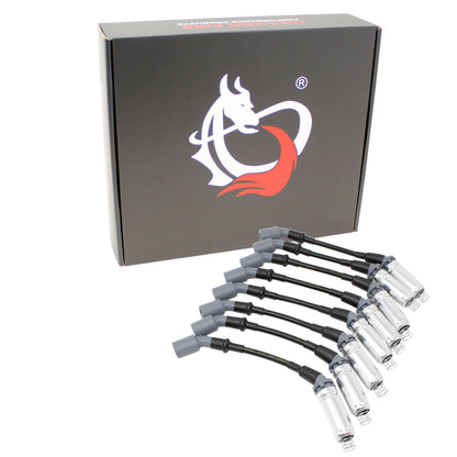 SPW3301-BK Plug wires, Direct Fit, Silicone, BLACK
