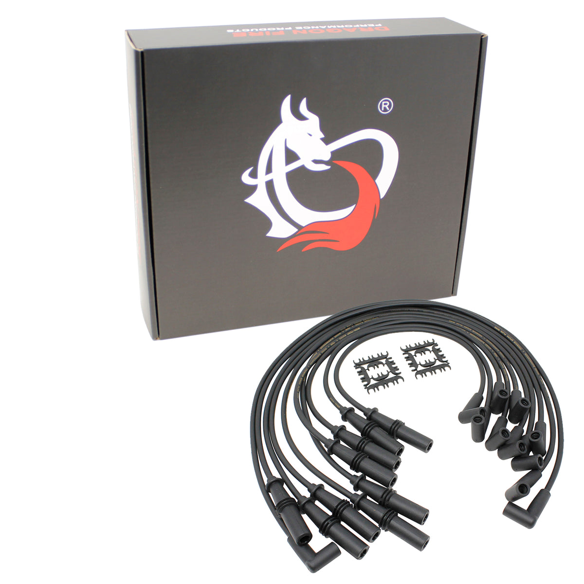 PWJ105-OES Plug wires, Direct Fit, Silicone, BLACK