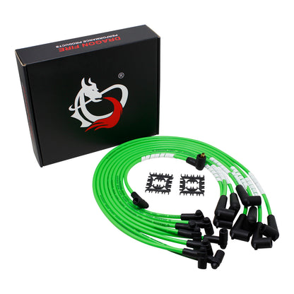 PW350-GR Plug wires, Direct Fit, Silicone, LIME GREEN