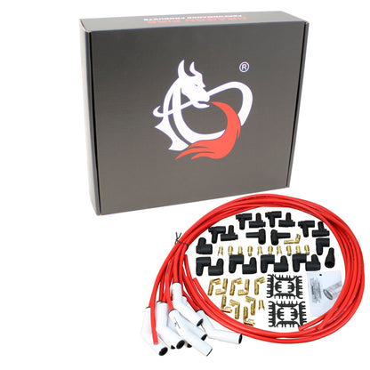 PWJ231-W Plug wires, Universal Cut-to-Fit, Ceramic, RED