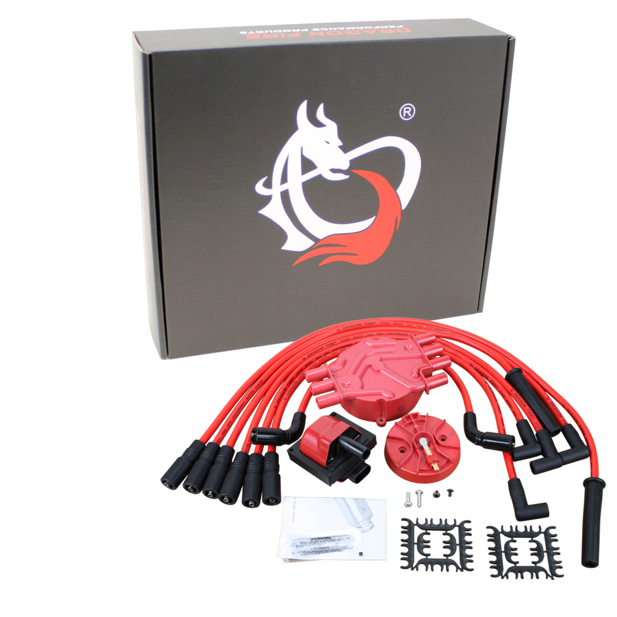 Kit-1021 Ignition Kit - Plug Wires, Coil, Cap, Rotor