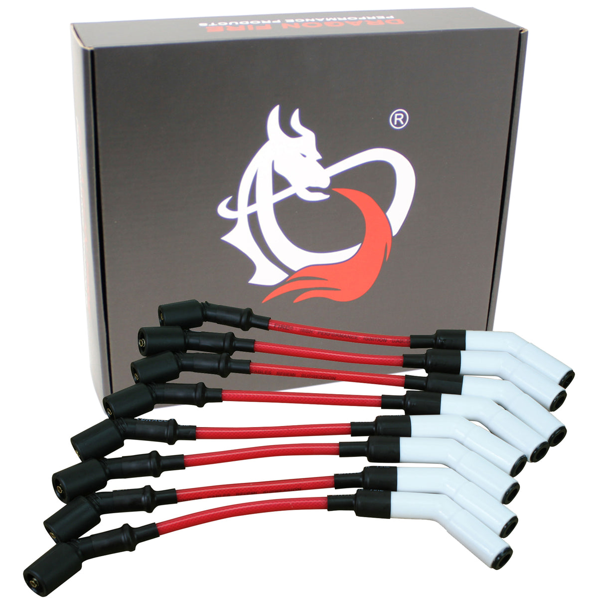 PWJ202 Plug wires, Direct Fit, Ceramic, RED