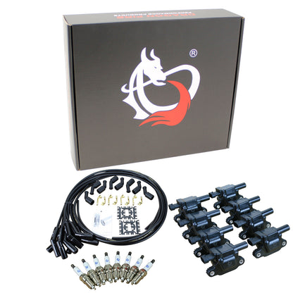 Kit-1357 Ignition Kit - Ceramic Plug Wires, Coils, Spark Plugs