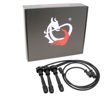 PWJ210-OES Plug wires, Direct Fit, Silicone, BLACK