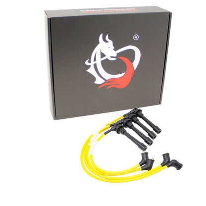 PWJ327-Y Plug wires, Direct Fit, Silicone, YELLOW