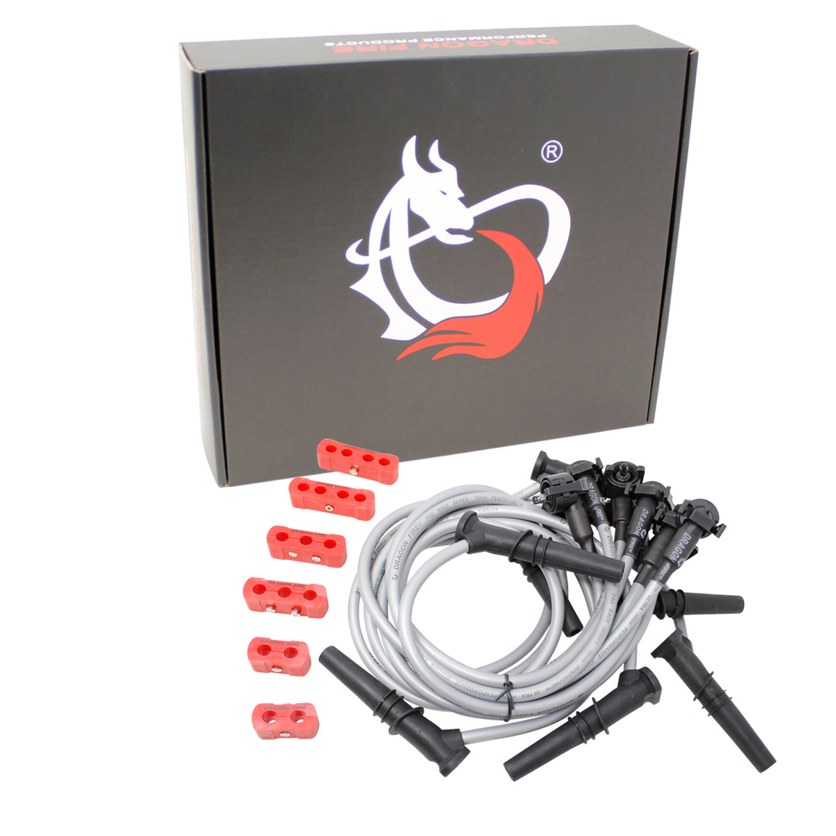 PWJ110-PRO Plug wires, Direct Fit, Silicone, SILVER