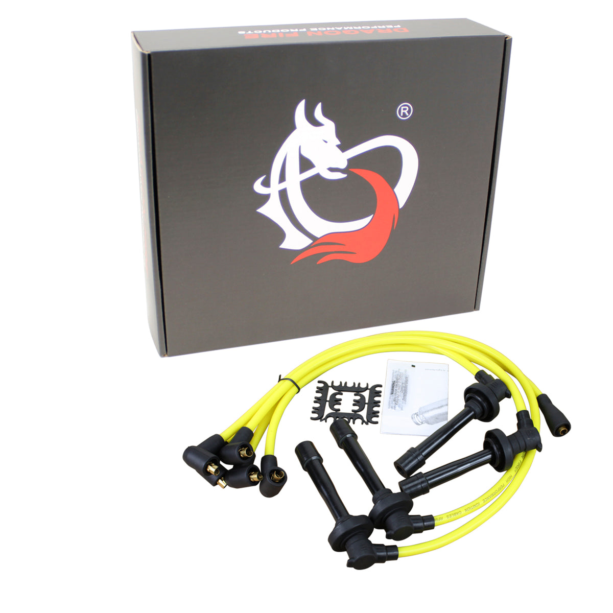 PWTD-DF-LY Plug wires, Direct Fit, Silicone, LIGHT YELLOW
