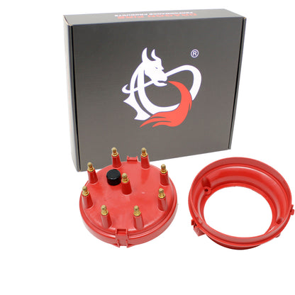 CAP1045-R Distributor Cap, Direct Fit, RED