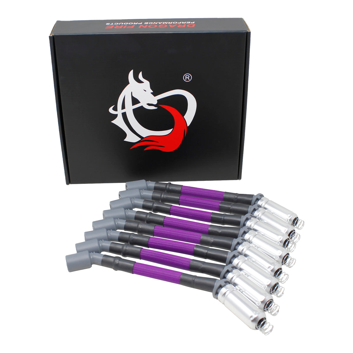 PWJ256-PRS Plug wires, Direct Fit, Silicone, PURPLE