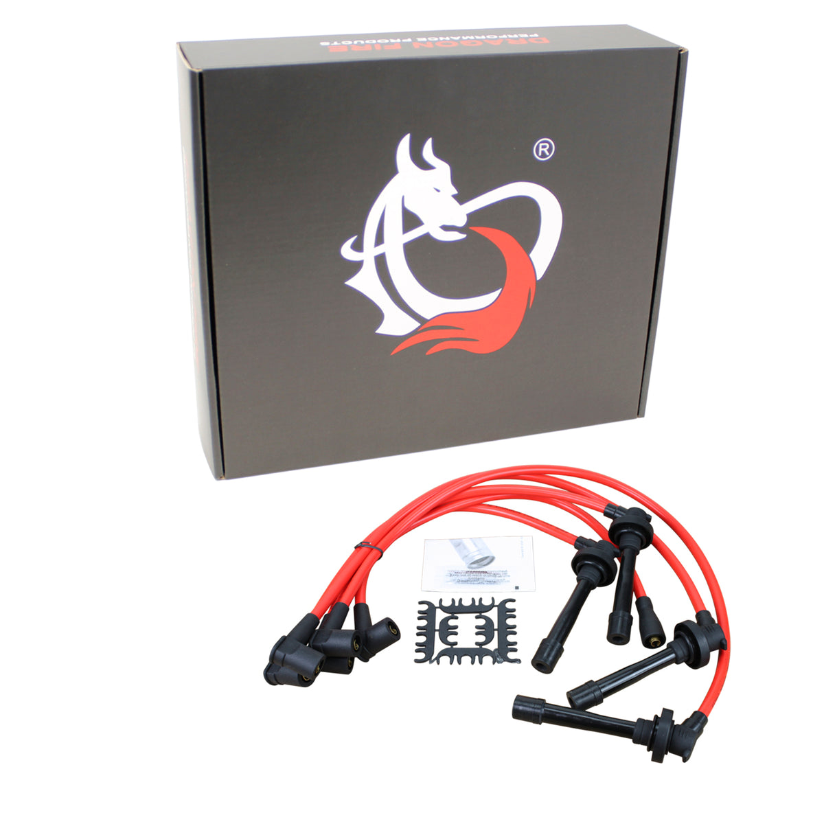 PWTD-DF Plug wires, Direct Fit, Silicone, RED