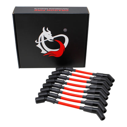 SPW3005 Plug wires, Direct Fit, Silicone, RED