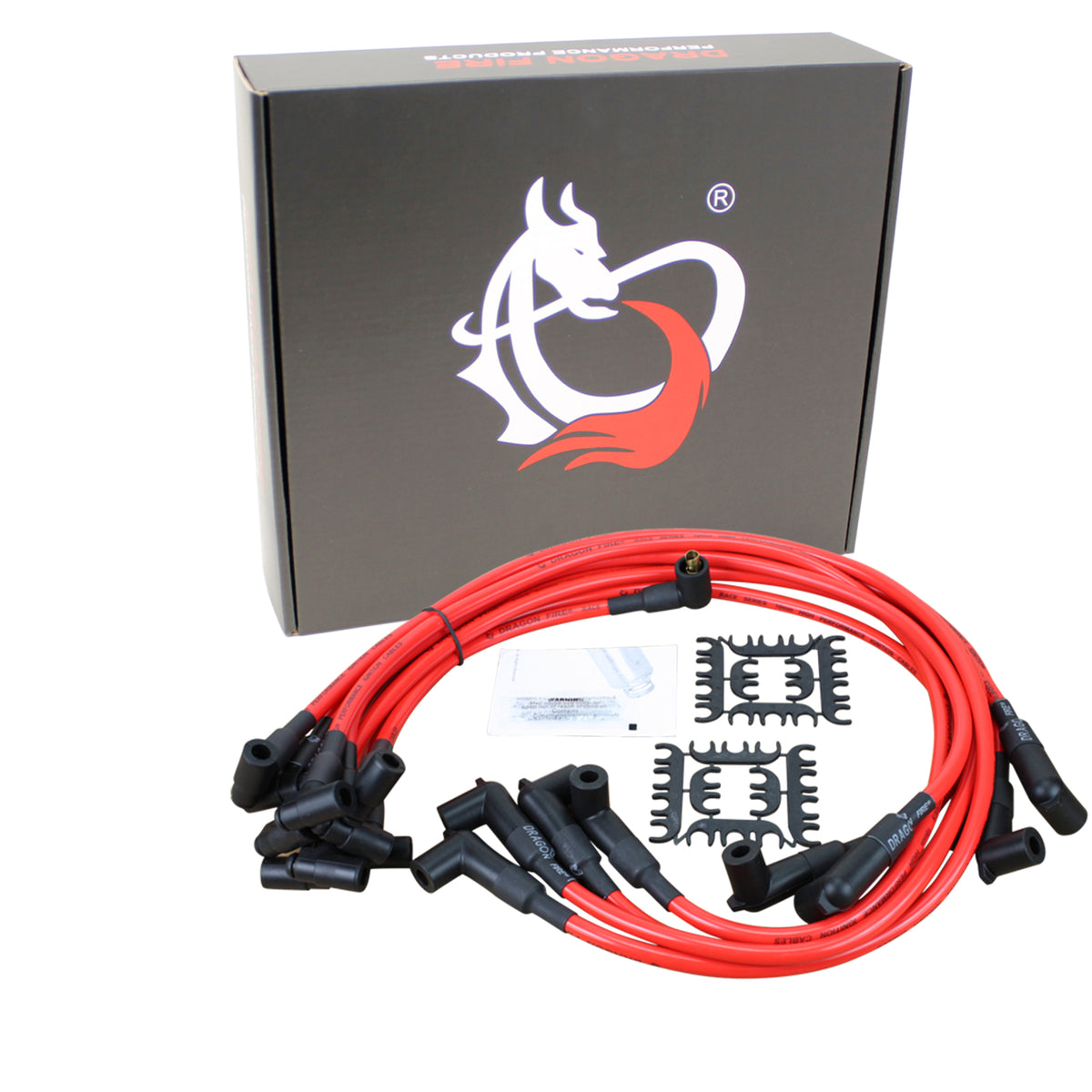 PW350-DF Plug wires, Universal Cut-to-Fit, Silicone, RED