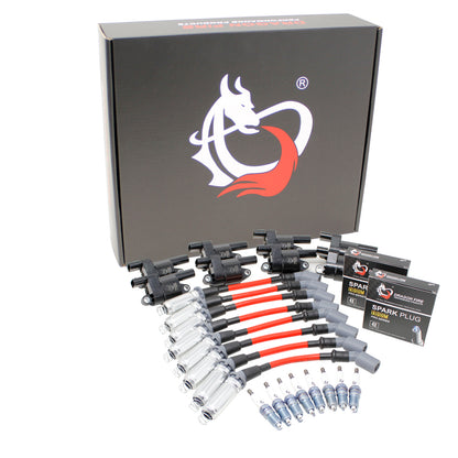 Kit-1007BLK Ignition Kit - Plug Wires, Coils, Spark Plugs