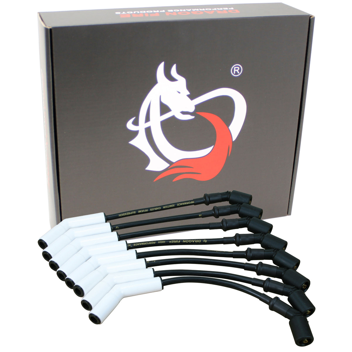 PWJ144 Plug wires, Direct Fit, Ceramic, BLACK