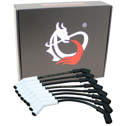 PWJ144 Plug wires, Direct Fit, Ceramic, BLACK