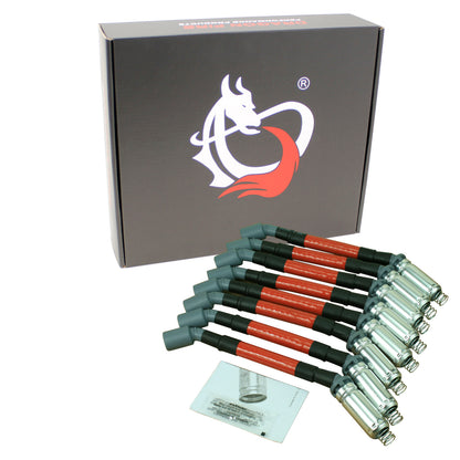 PWJ256-HT Plug wires, Direct Fit, Silicone, RED