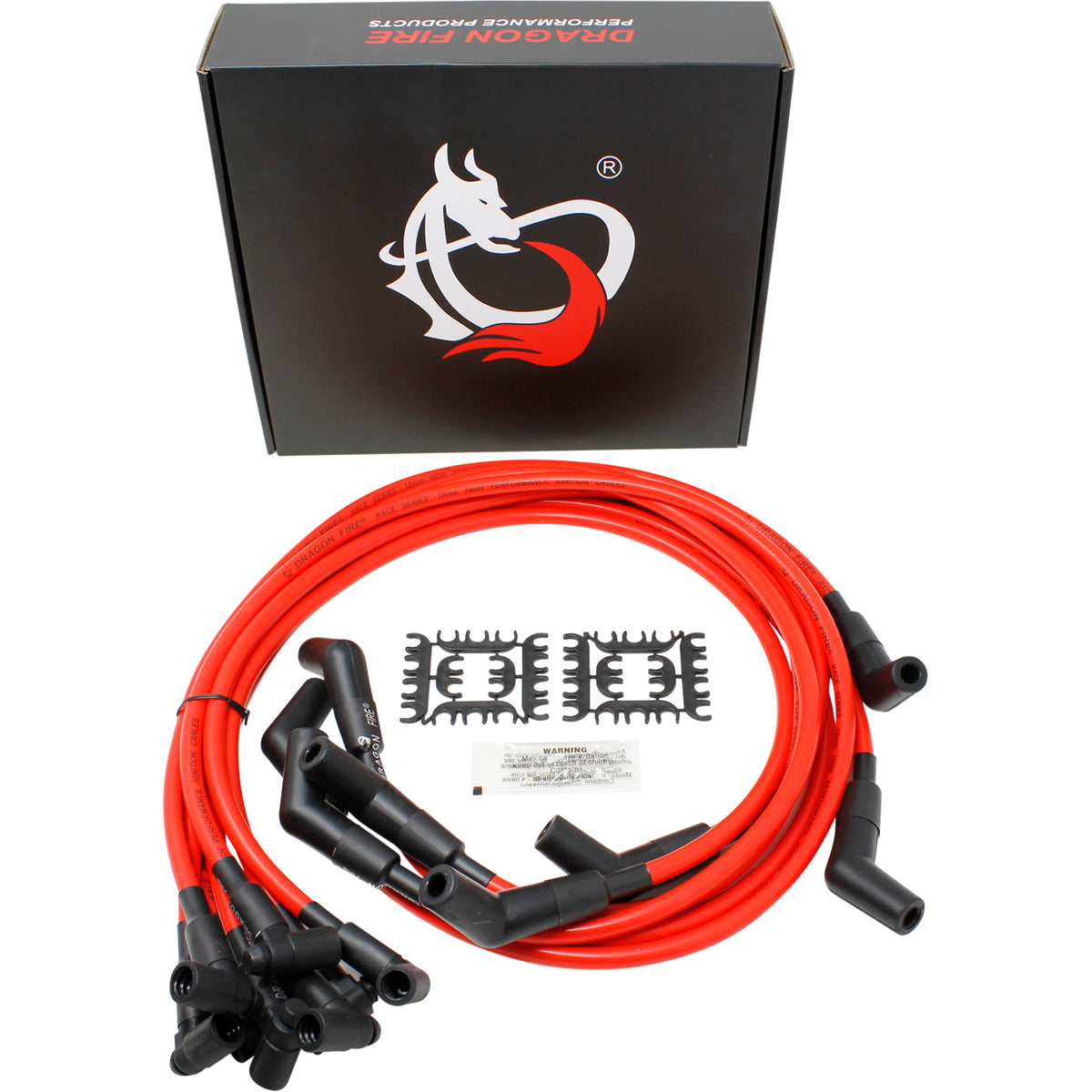 PWJ112 Plug wires, Direct Fit, Silicone, RED